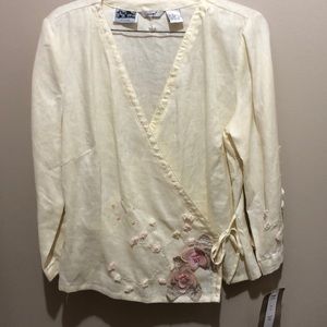 Irish linen blouse by Edward in Ireland